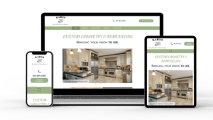 Kitchen Cabinet Website Design