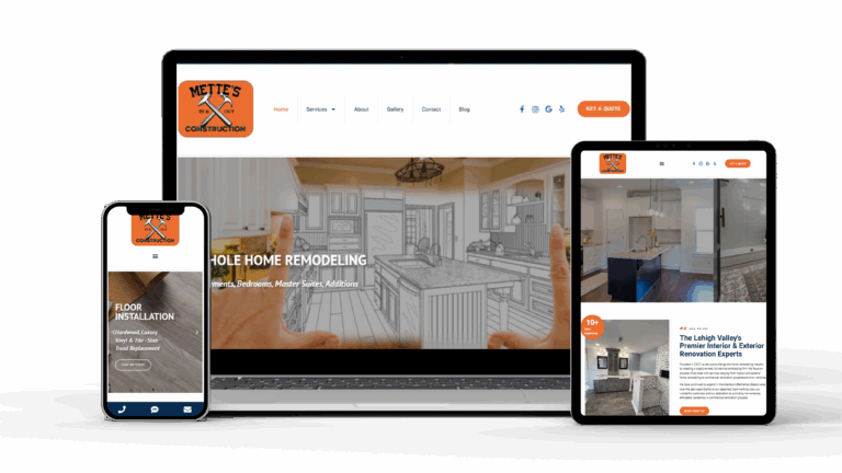 General Contractor Web Design